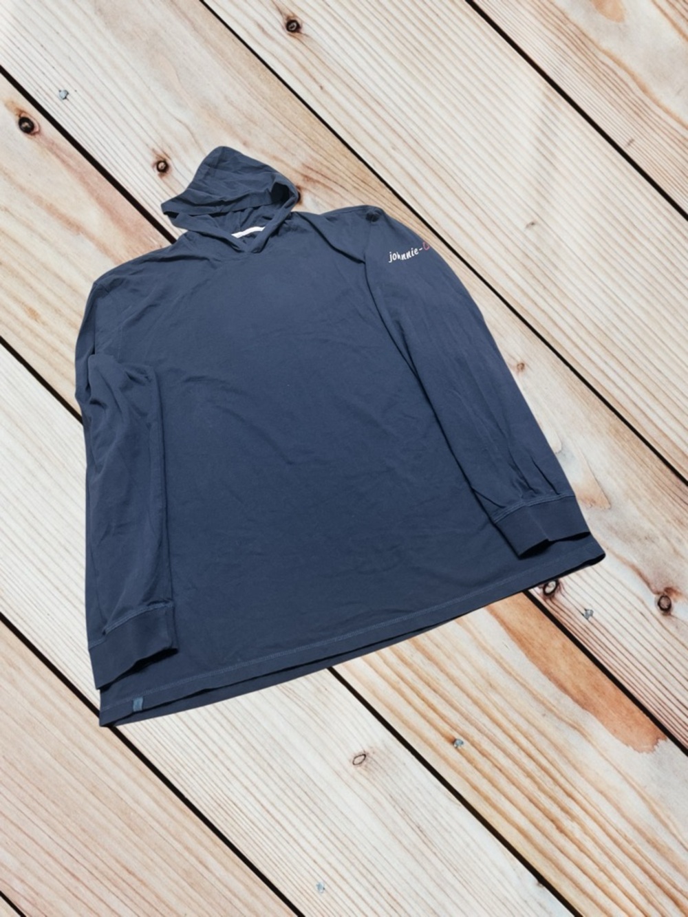 Johnnie O 2X Edison big and tall wake hooded tee - Picture 2 of 12